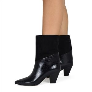 Jimmy Choo Bear high-ankle 65mm black boots size 35